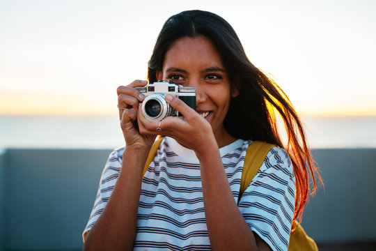 Portrait of a teenager.