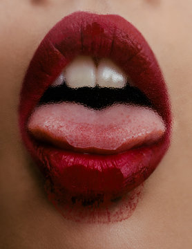 Tongue kissing