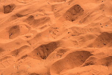 Red sand desert in Australian outback, Northern Territory state of Australia.