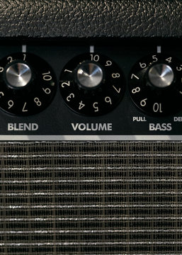 Musician: Close Up On Amplifier Knobs