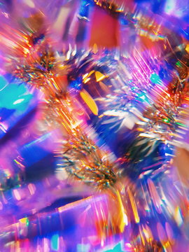 Abstract Christmas Tree Bokeh