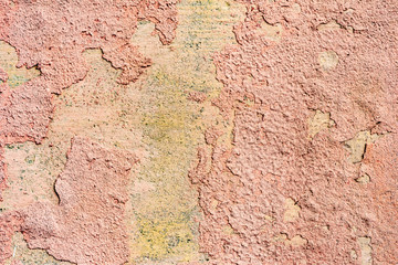 Texture of a concrete wall with cracks and scratches which can be used as a background