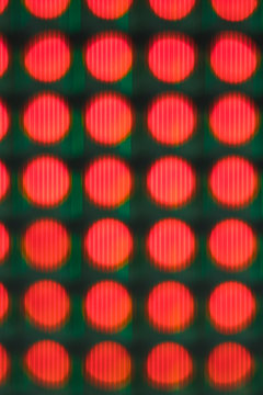Bright lights pattern on black