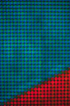 Bright lights pattern on black
