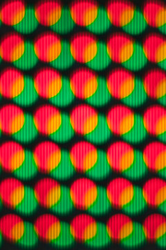 Bright lights pattern on black