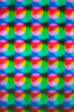 Bright lights pattern on black