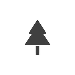 Christmas tree vector icon. filled flat sign for mobile concept and web design. Pine tree glyph icon. Symbol, logo illustration. Vector graphics