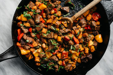 Asian Fusion Inspired Steak Bites Stir fry