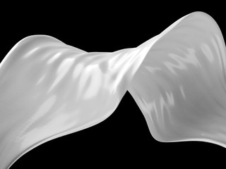 Fresh milk splash on black background