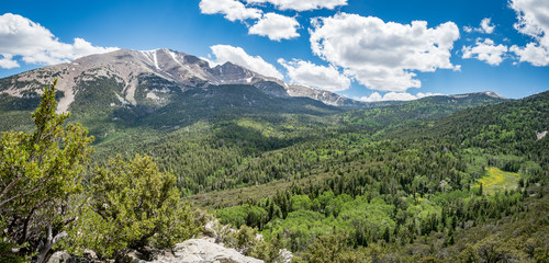 Fototapeta na wymiar Wheeler Peak at Great Basin National Park, Baker, Nevada, USA