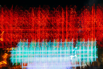 Blurred motion lights