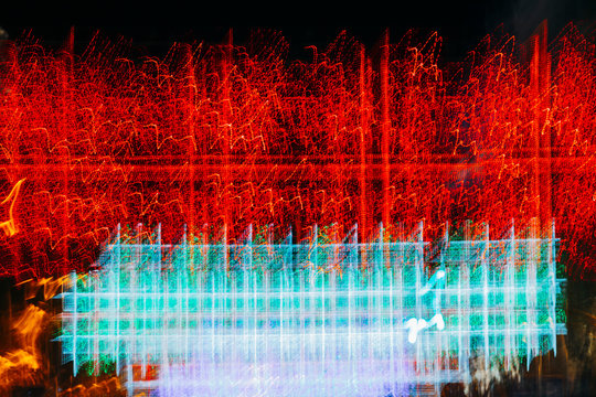 Blurred motion lights