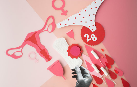 Menstruation. Feminine world