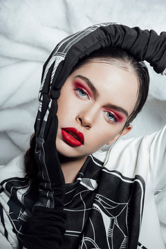 Portrait of young woman
