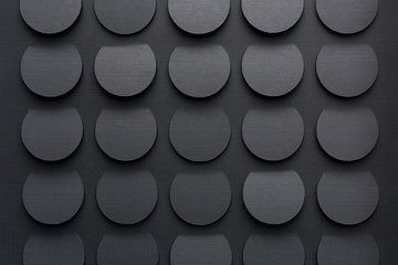 Dark gray circular background