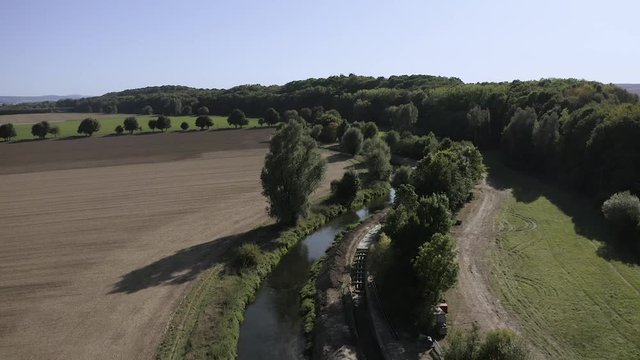 Drone Aerial Shot of G&ouml;ttingen in Lower Saxony, Germany.