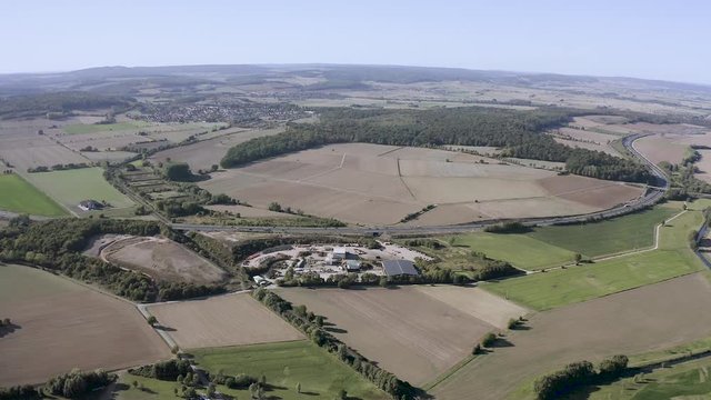 Drone Aerial Shot of G&ouml;ttingen in Lower Saxony, Germany.