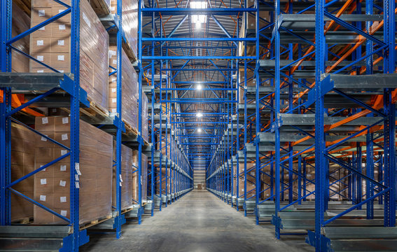 large modern warehouse complex