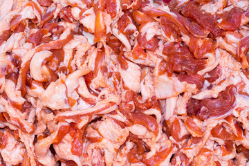 pork on the plate