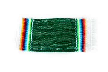 Traditional mexican sarape souvenir