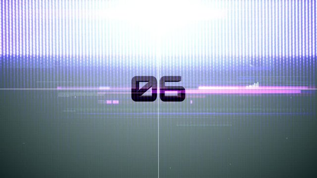 Countdown Video High Tech Sci Fi Style