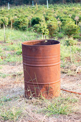 old barrel