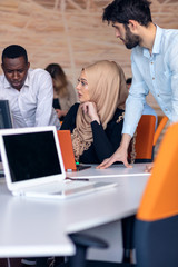 Fototapeta premium Designer Teamwork Brainstorming Planning Meeting Diversity Concept