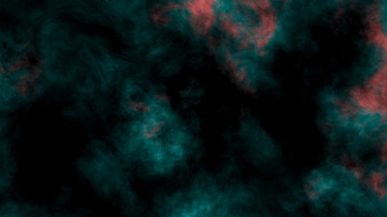 Fototapeta na wymiar Abstract green, red smoke. Atmospheric and mystic smoke background. 
