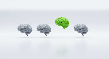 Gehirn - Konzept Intelligenz, IQ oder Wissen