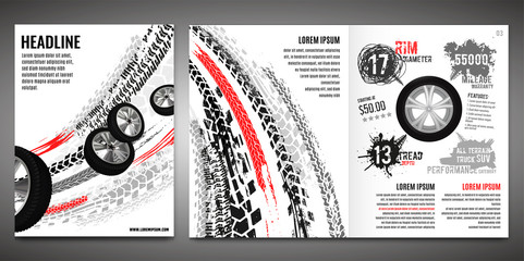 Vector automotive brochure template © Double Brain
