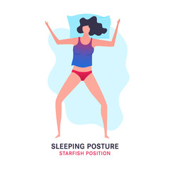 Sleeping position image