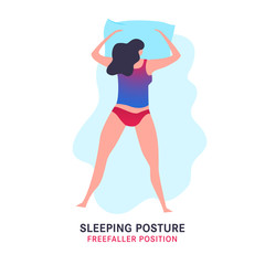 Sleeping position image
