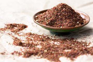 Zaatar,  Middle Eastern Spice blend 