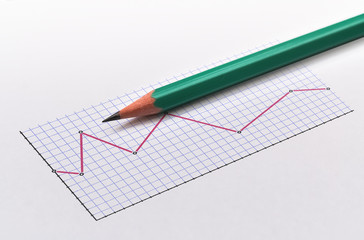Graph and a pencil