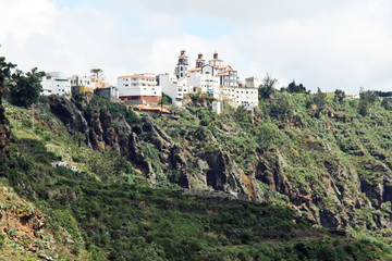 Fototapeta premium Iglesia el pilar, Moya, Gran Canaria