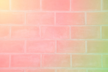 Soft background  of red brick wall pattern texture