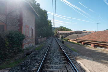 Naklejka premium The ter route through the interior of Girona