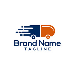 pharmacy delivery logo vector