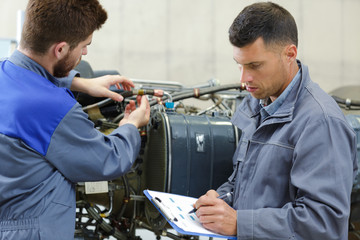 portrait of mechanical engineering apprentice