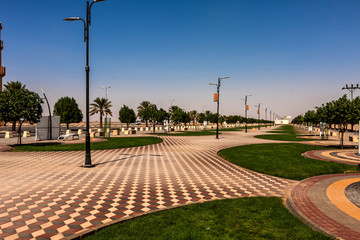 King Abdullah park in Al Quwaiiyah, Riyadh Province, Saudi Arabia