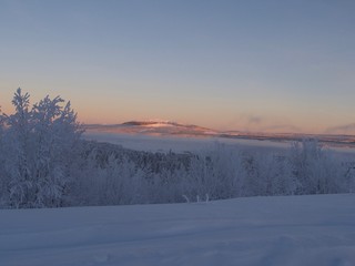 North of Sweden, mountains in Arjeplog lapland
