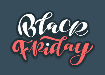Black Friday - Sale Banner - Cyber Monday - cute hand drawn doodle lettering template poster banner art