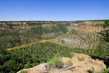 Fototapeta na wymiar Mesa Verde National Park in the USA