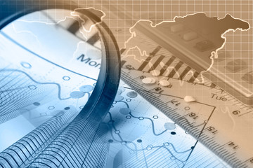 Map, graph and buildings