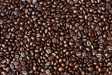 Coffee beans background