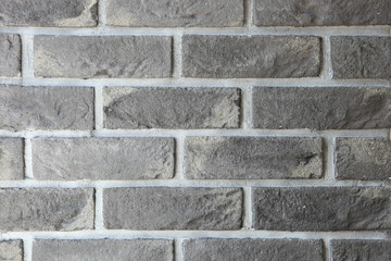 Wall with black brickwork