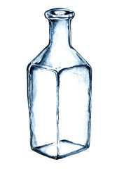 empty glass bottle