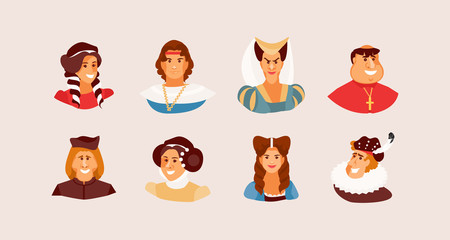 Portraits of medieval people