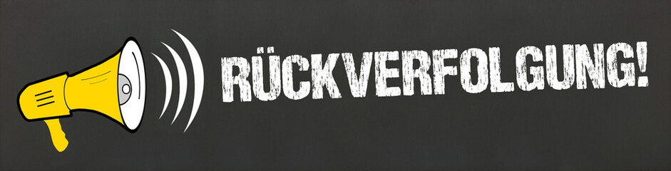 Rückverfolgung!