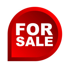 Fototapeta premium red vector banner for sale